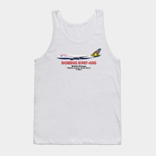 Boeing B747-400 - British Airways "Ndebele Emmly / South Africa" Tank Top